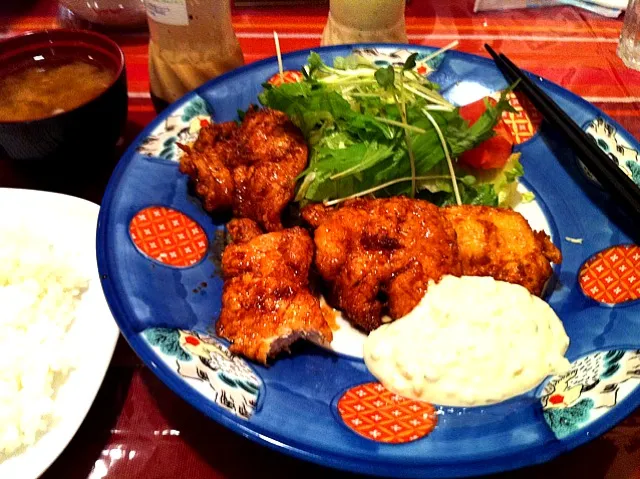 チキン南蛮定食|るーじさん