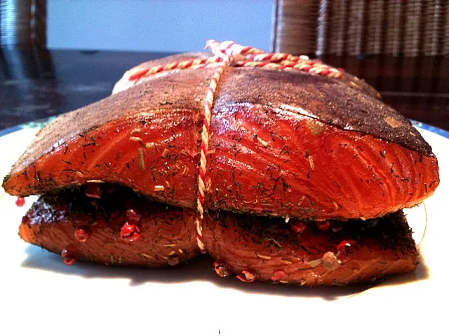 home smoked salmon|Mike van Leeuwenさん