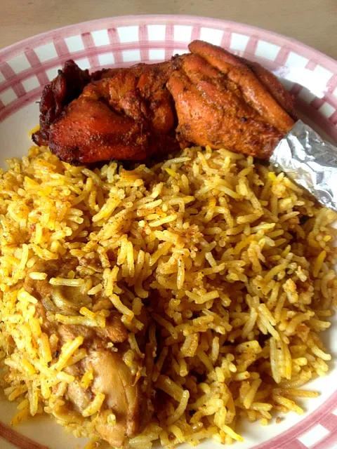 briyani and tandoori chicken|gurabaさん