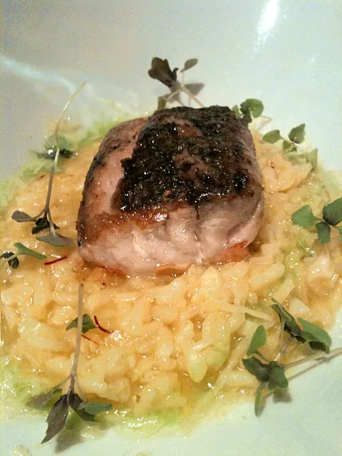 Snapdishの料理写真:red snapper y risotto|oscar ritoさん