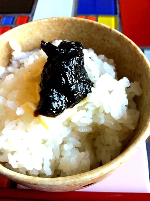 海苔の佃煮とバターでご飯|hoさん