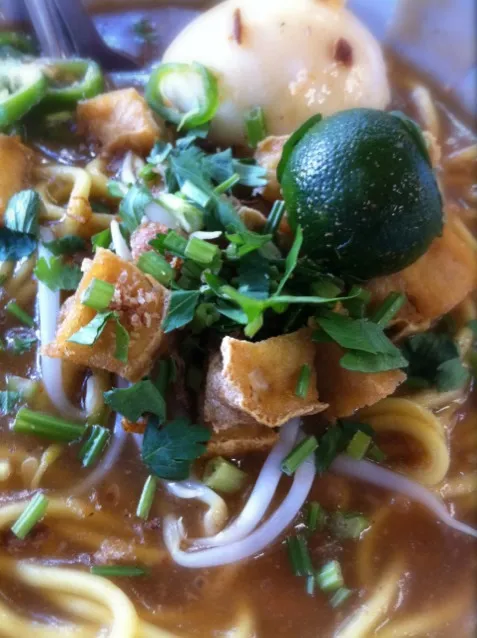 Snapdishの料理写真:breakfast mee rebus|hermannさん