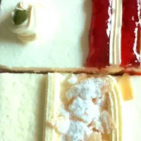 Snapdishの料理写真:Peanut butter & strawberry cake|L0VEさん