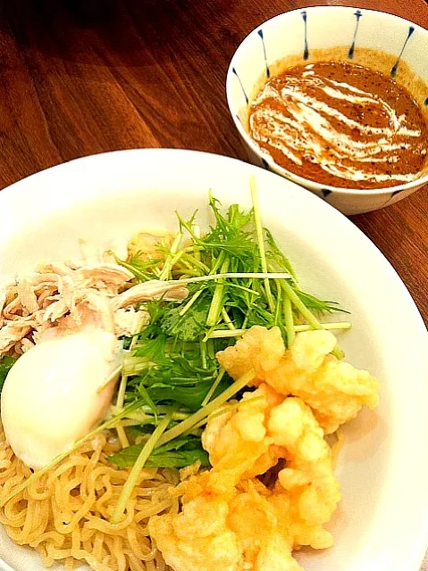 小エビ天カレーつけ麺 @ 築地【虎杖】|naoko takazawaさん