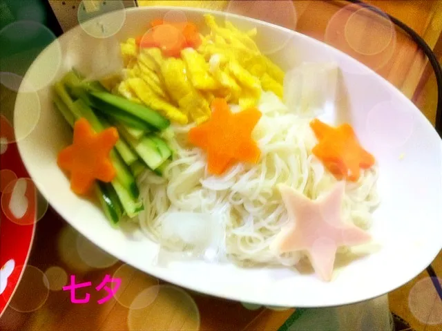 Snapdishの料理写真:七夕素麺|aikoさん