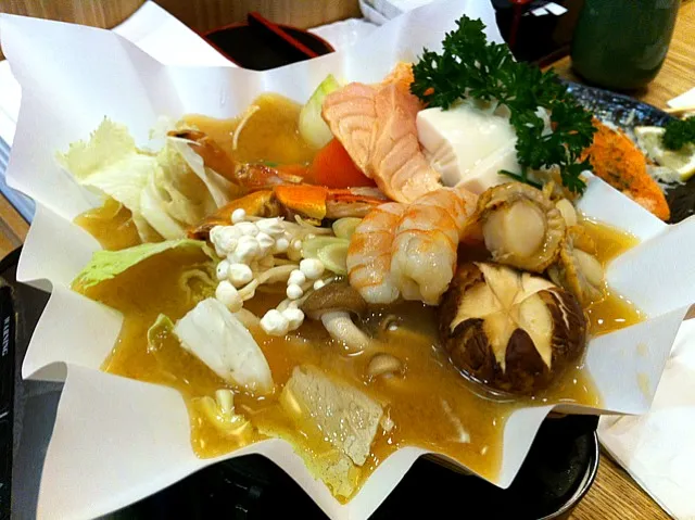 seafood paper hot pot|インインさん