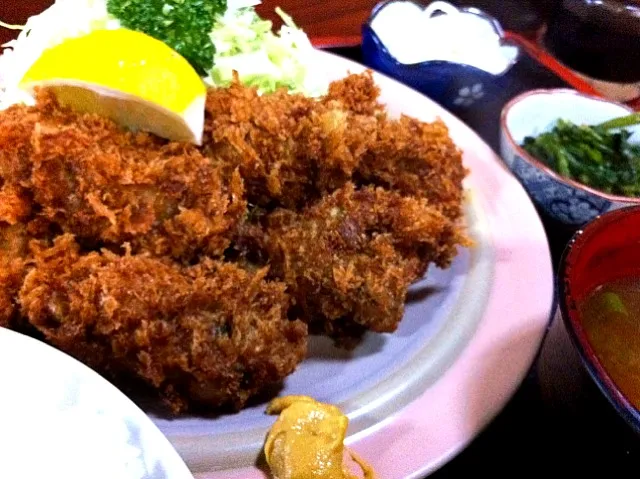 生カキフライ定食|ryuさん