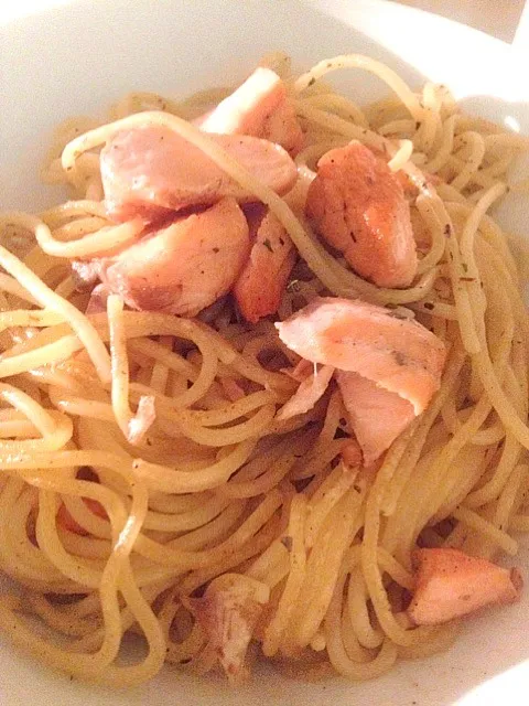 salmon sphagetti|PhUnGさん