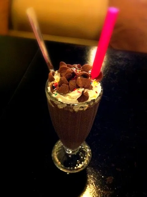 choco banana ice blended|in knots cafeさん