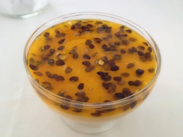 Passion fruit mousse|Roy Fujiwaraさん