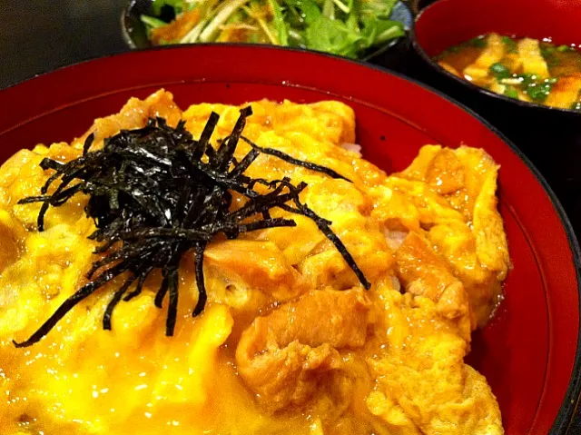 遅めのランチは親子丼(^-^)|加嶋正洋さん