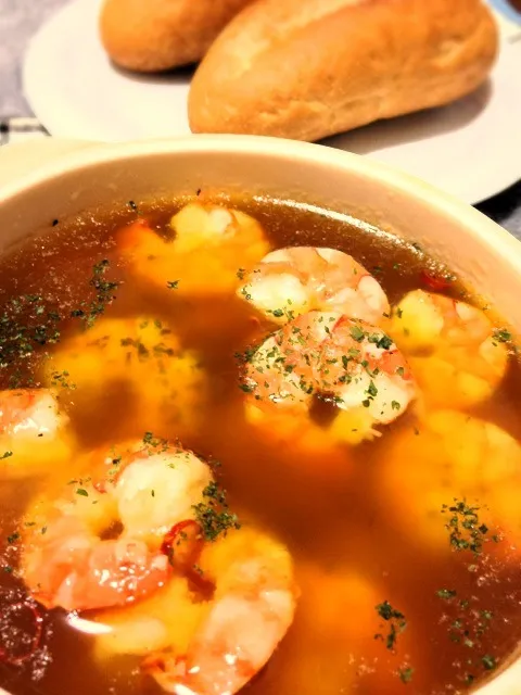 今日はカロリー高いけど止められないアヒージョ～🌟|sayaさん