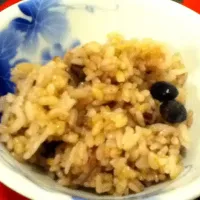 煎り黒豆入り発芽玄米ご飯|buckshanさん