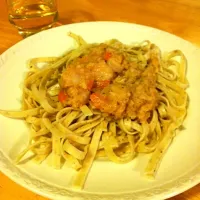 Snapdishの料理写真:linguini w/shrimp scampi|deniseさん