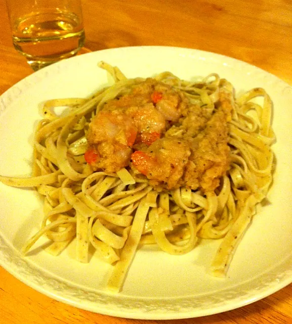 Snapdishの料理写真:linguini w/shrimp scampi|deniseさん