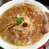 Snapdishの料理写真:煮干豚骨ラーメン|こがさん