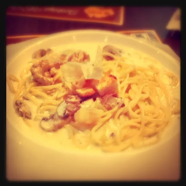 fettucine carbonara|Olivia Anastasiaさん