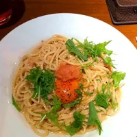 Snapdishの料理写真:博多明太子カルボナーラ|しるこさん