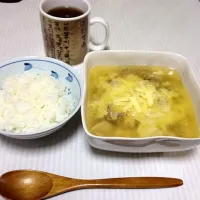 ミンチとニンニクのスープ|NaokiKosakaさん