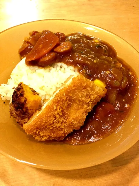 Snapdishの料理写真:タニタレシピのアレンジカレー|ekiantiさん