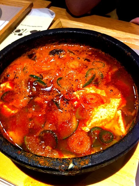 spicy tofu soup|mikko tanさん