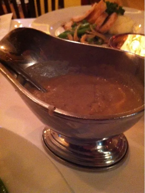 Snapdishの料理写真:Da Gravy boat at Thanksgiving Dinner|Chris Shannonさん