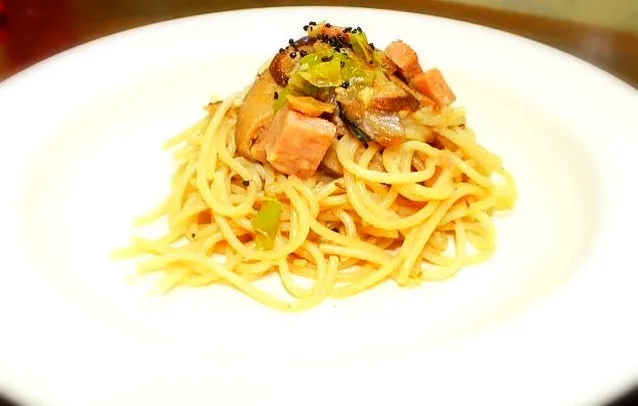 Bicol Express Pasta with Ferrero Chocolate Bits on top|don kevin lisingさん