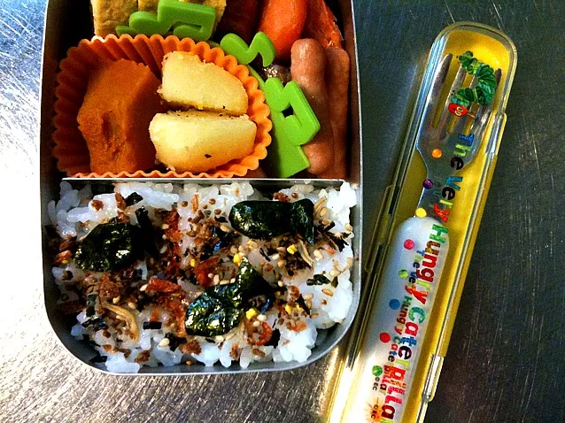 お魚のり弁当。縮みぎみですが。。|dan_mesiさん