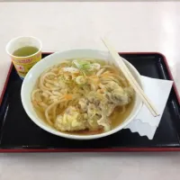 Snapdishの料理写真:キノコ天ぷらうどん|jusco8739さん