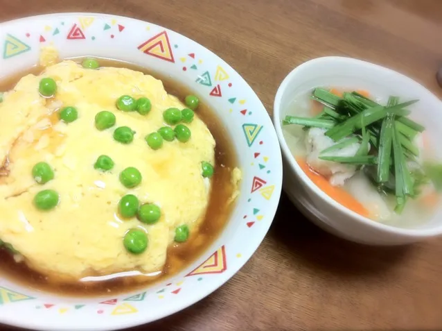 天津飯|へぽたいやさん