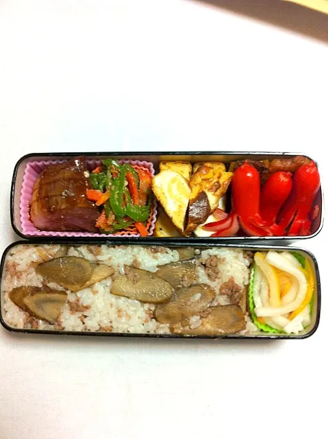 Snapdishの料理写真:今日のお弁当|amina moritaさん