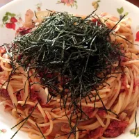 Snapdishの料理写真:特製コンビーフポン酢パスタ|belle nakaoさん