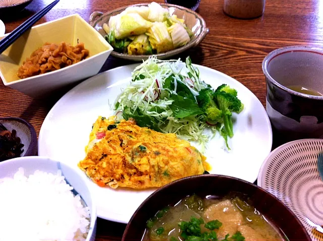 宿の朝食|高田恵子さん