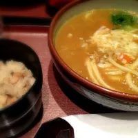 Snapdishの料理写真:カレーうどん|mikaさん