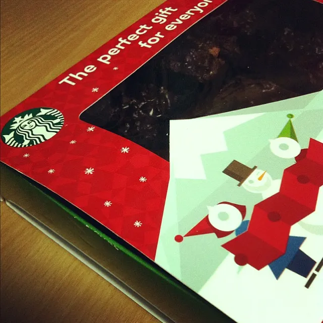 starbucks's holiday brownie|airさん