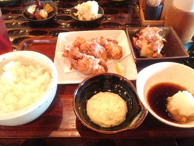 竜田揚げ定食|よへいさん