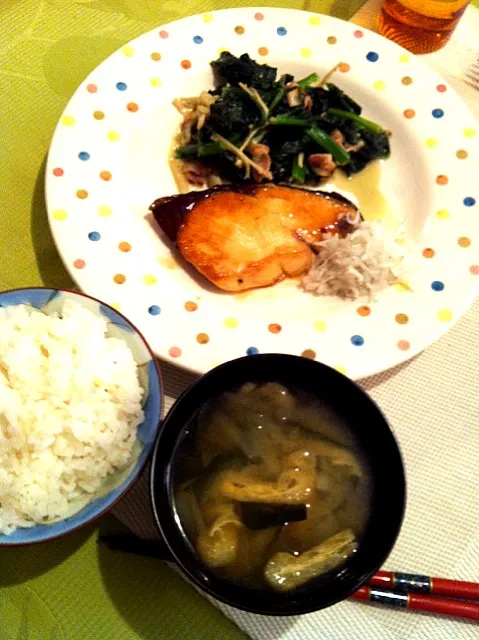 Tuna yellow tail (Buri) teriyaki|montrealさん