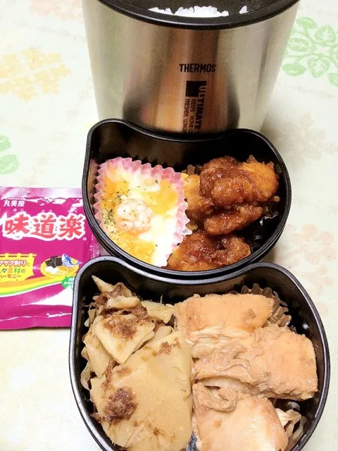 高２バレーボール部員の本日のお弁当。私の担当は、カジキの溜まり醤油焼き。 #お弁当 #弁当|Takashi H.さん