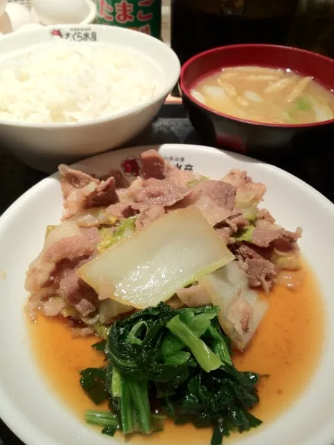 豚すき煮＠さくら水産 #昼ごはん #昼飯 #ランチ #定食|Takashi H.さん