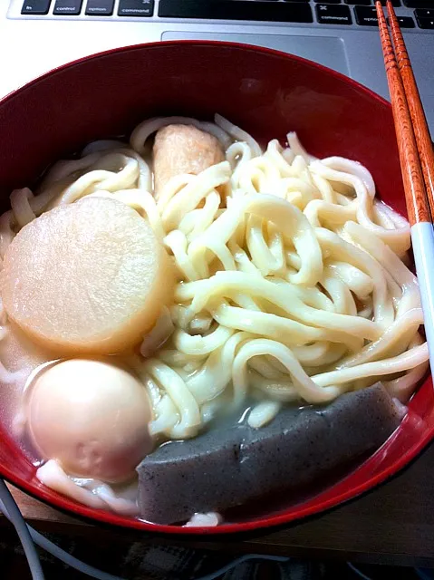 おでん うどん|孟奂彤さん