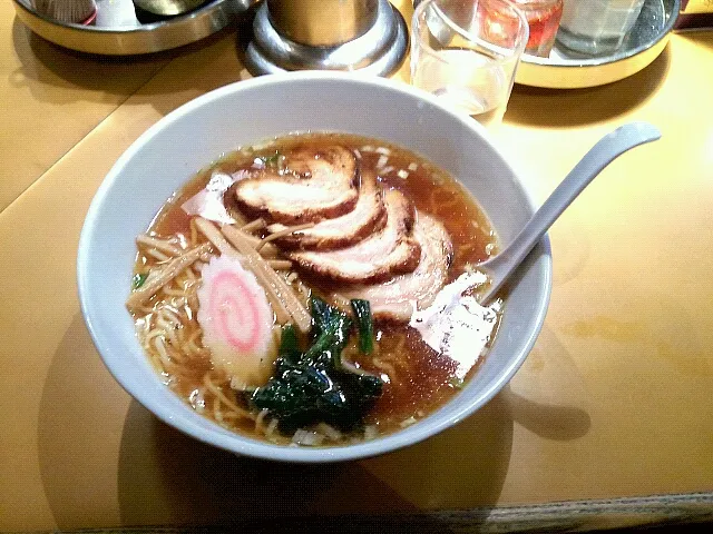 中華料理屋「樹利」のチャーシュー麺　シンプルな醤油味で、チャーシューがとても柔らかく、口の中でとけました。|宮崎能典さん