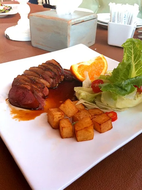 Snapdishの料理写真:Duck Grilled with Orange Sauce|Smileyさん