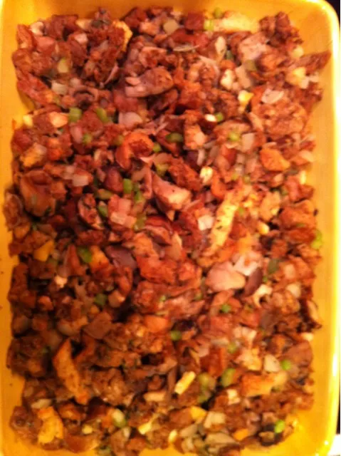 Wild Mushroom & Chestnut Stuffing|http://melissasmenu.wordpress.com/さん