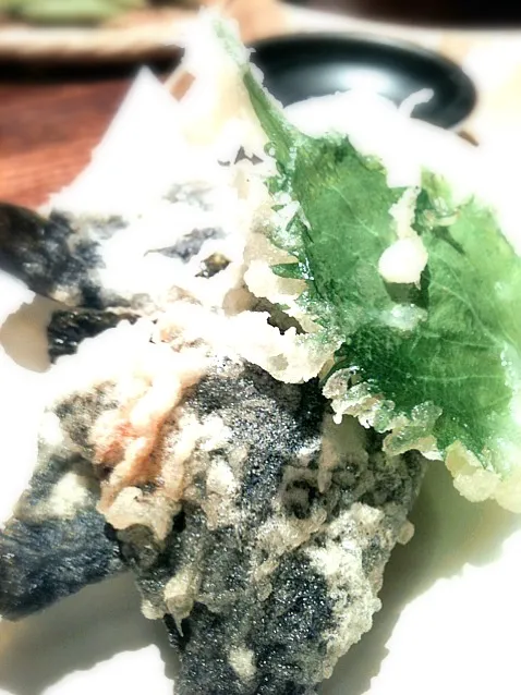 ウニと海苔の磯辺揚げ|小林敏行さん