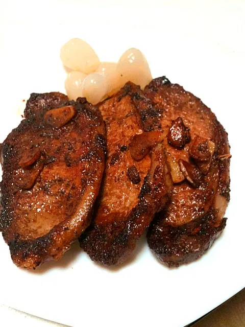 marinated porkchop garlic|sharmellさん