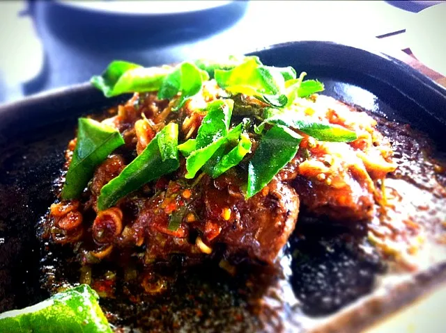 spicy lamb hot plate|nuttyさん