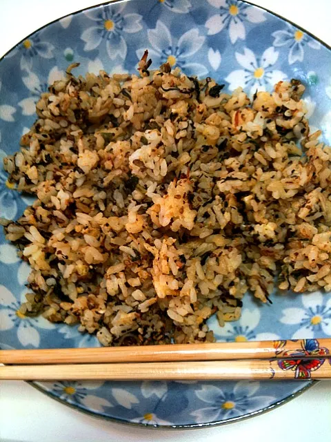 高菜とじゃこ、梅、ゴマのチャーハン|akiさん