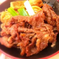 Snapdishの料理写真:すき焼きどん|みおりさん