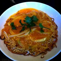 上海蟹の味噌あんかけ焼きそば|麗香さん