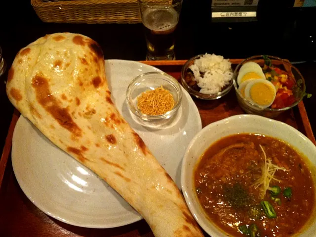 今日の日替わりカレーの豆とチキン。|西田寛さん